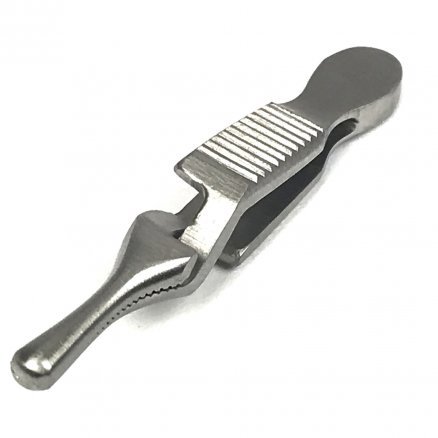 Клема "бульдог" по Dieffenbach, для кровоносних судин, пряма. Довжина 3,5 см